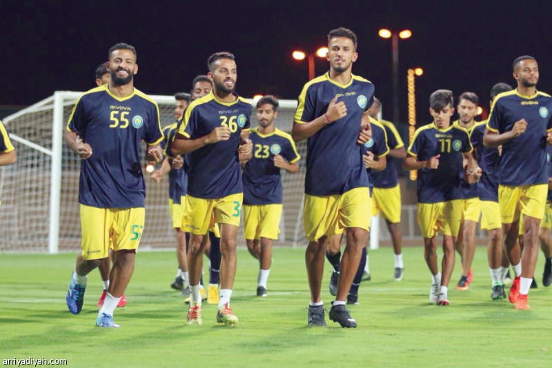 صورة التقطت أمس من تدريبات العروبة (المركز الإعلامي ـ العروبة)