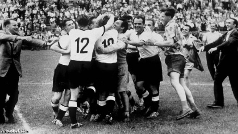 مسامير الحذاء تهدي ألمانيا كأس العالم 1954