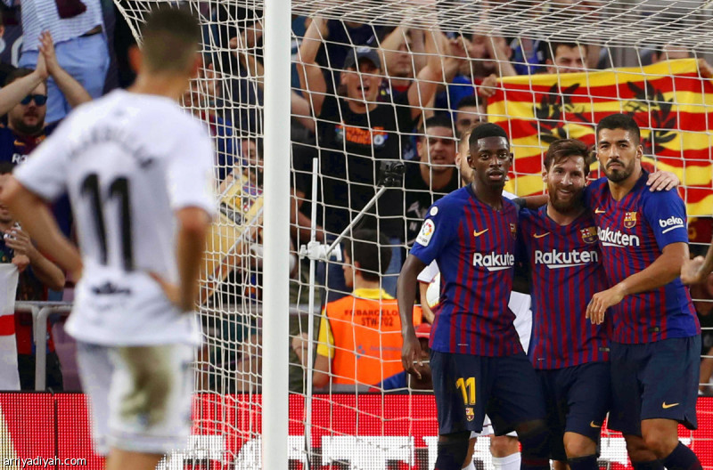 برشلونة يمزق شباك هويسكا بثمانية أهداف