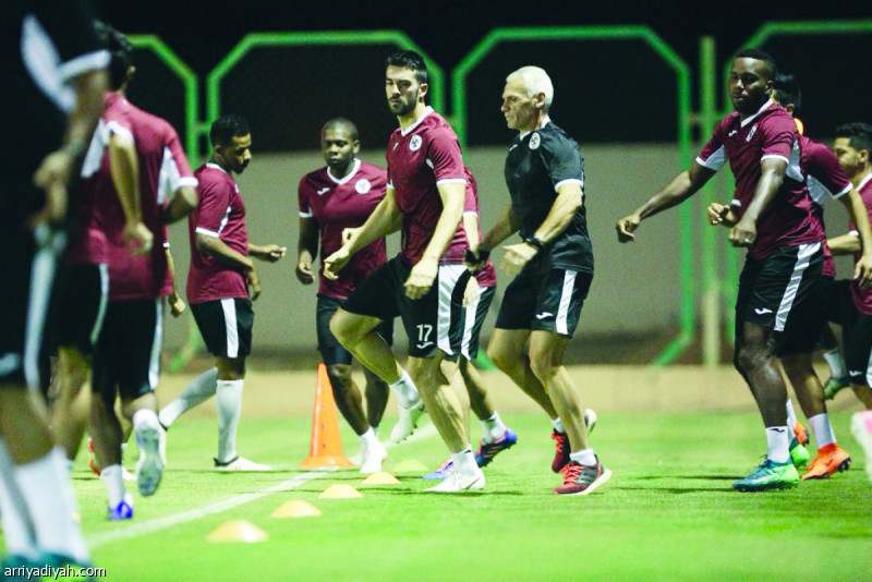 صورة التقطت أمس من تدريبات الفيصلي (المركز الإعلامي ـ الفيصلي)