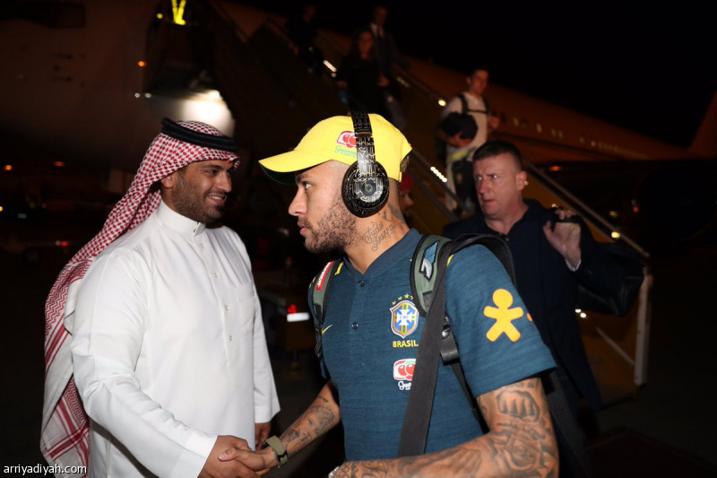 المنتخب البرازيلي يصل الرياض بكامل نجومه