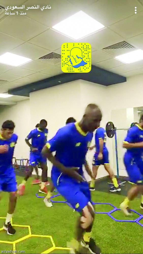 سناب النصر ينقل التدريبات