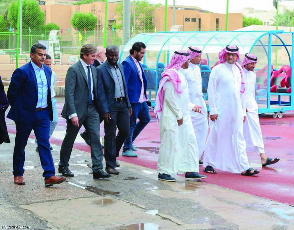 زيارة وفد شركة بيه ومجموعة نوفيلتي الفرنسية مجمع الأمير فيصل بن فهد الأولمبي صحيفة الرياضية