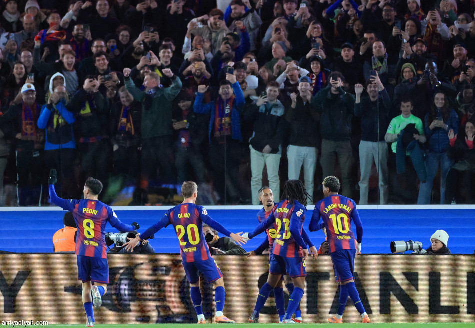 برشلونة يقلبها