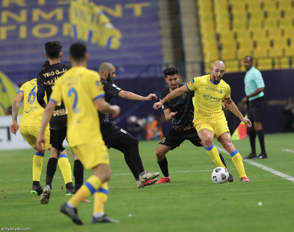 النصر يقسو على الباطن بسباعية