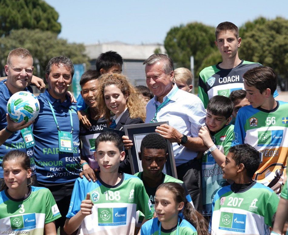 براعم الأخضر يساهمون في دخول «كرة القدم من أجل الصداقة» موسوعة جينيس