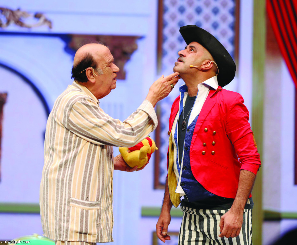 اللمبي يتألق على خشبة مسرح الرياض