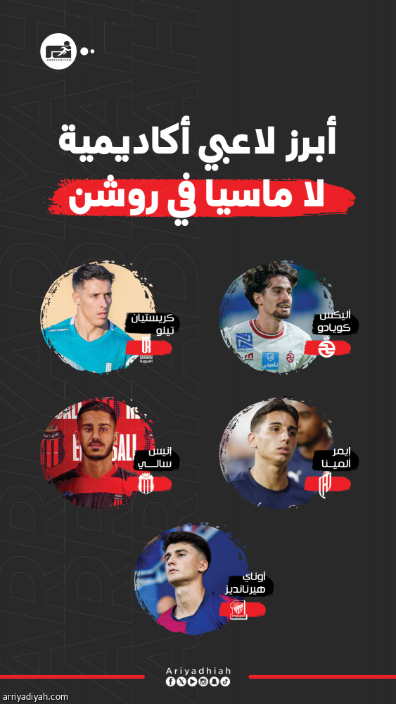 «لا ماسيا».. مصنع النجوم يمد «روشن» بـ5 مواهب