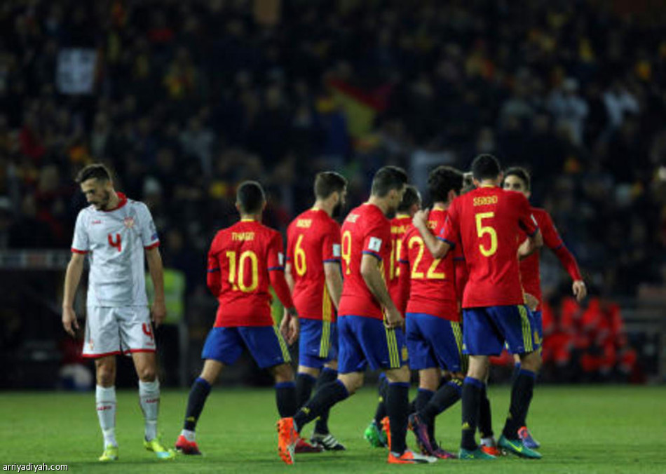 تصفيات مونديال 2018: اسبانيا تكتسح مقدونيا برباعية نظيفه