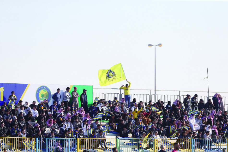 أحدث وجود فريق النصر في مدينة الجوف تفاعلاً جماهيريًّا كبيرًا