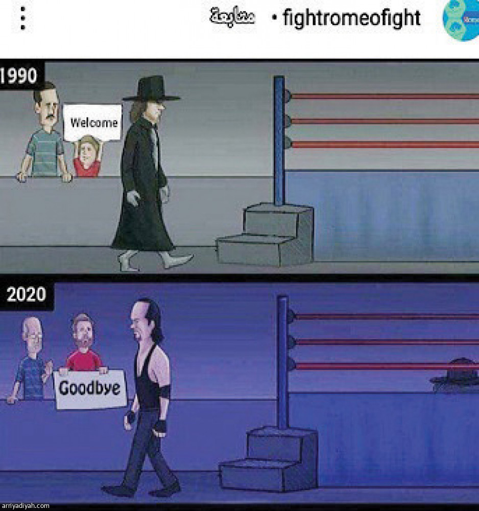 18.7 مليون
يودعون أندرتيكر