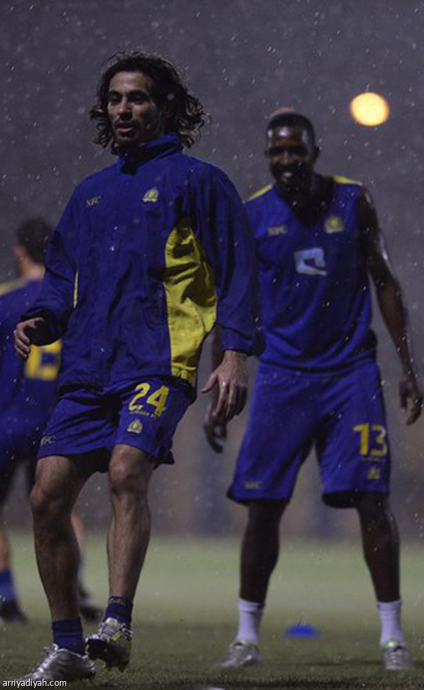 الامطار تلغي تدريب النصر ومايغا يغادر الى فرنسا