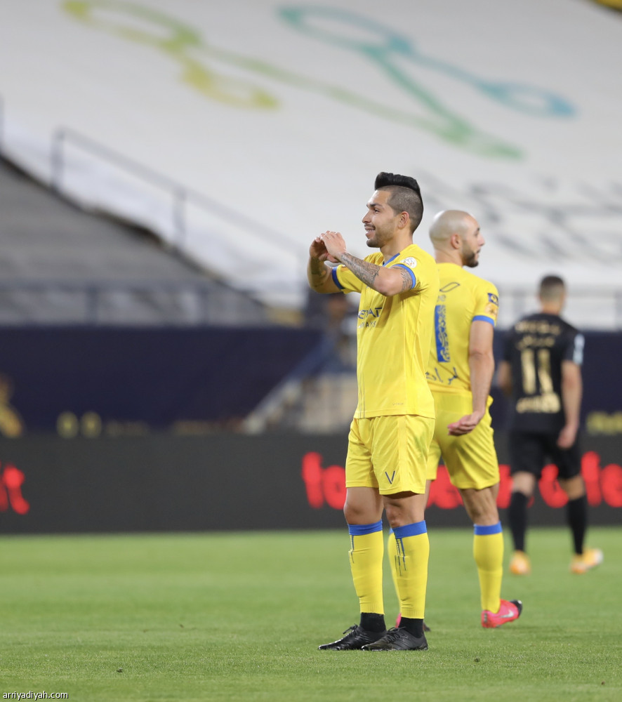 النصر يقسو على الباطن بسباعية