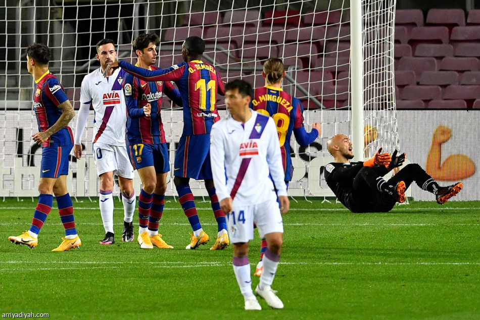 في غياب ميسي.. برشلونة يتعثر من جديد