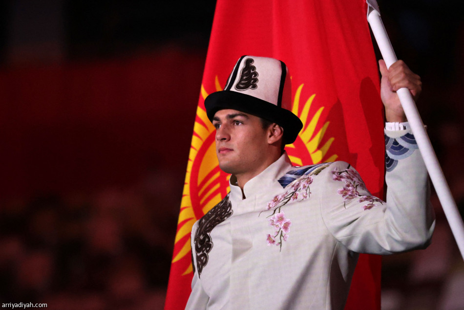 افتتاح الأولمبياد.. قرغيزستان وطاجيكستان بلا كمامات