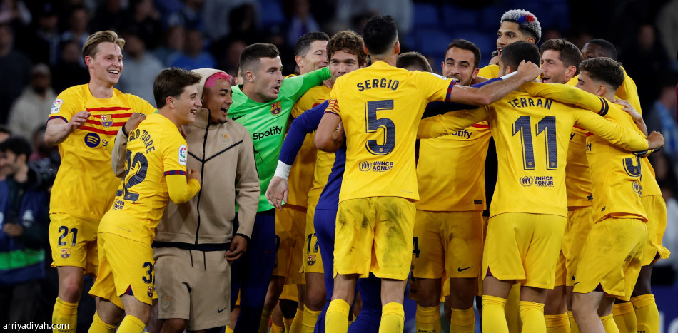 برشلونة يحسم لقب الدوري الإسباني