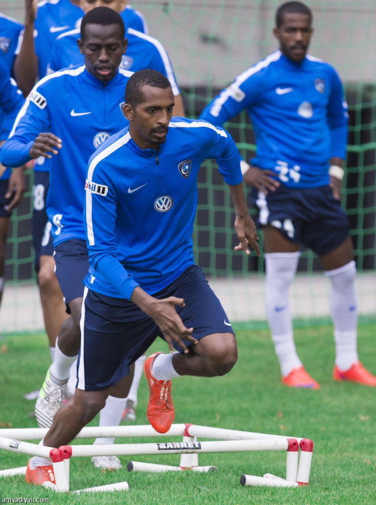 الهلال يستعد لأولى ودياته تحت المطر