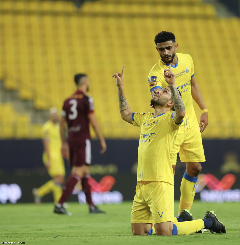 النصر يثأر من الفيصلي برباعية