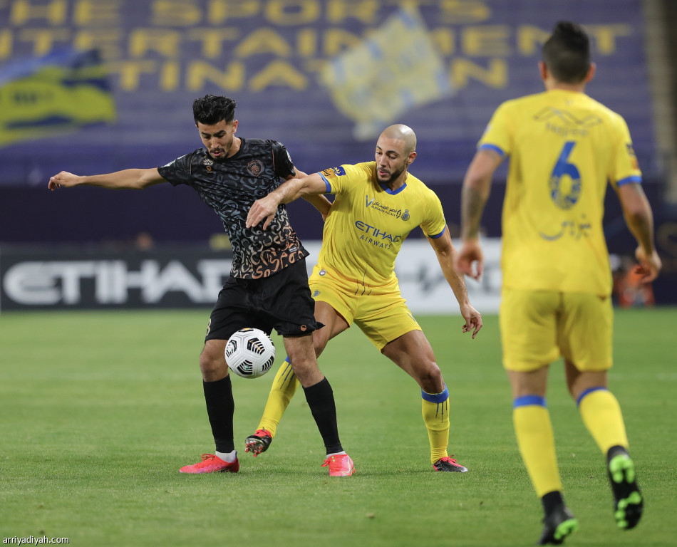 النصر يقسو على الباطن بسباعية