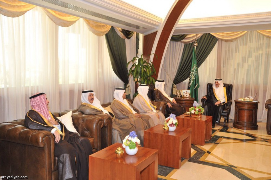 سعود بن نايف يستقبل إدارة الباطن