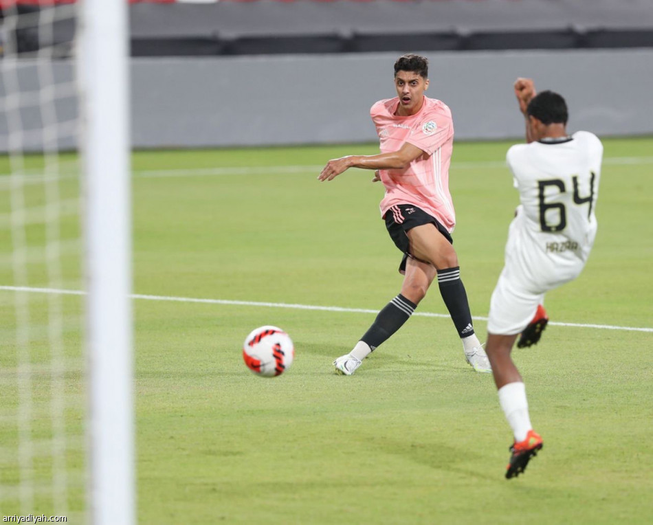 الاتفاق يكسب تجربة الجزيرة بخماسية