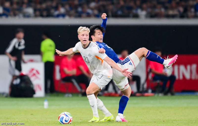 اليابان تتوج في المباراة التجريبية الأخيرة