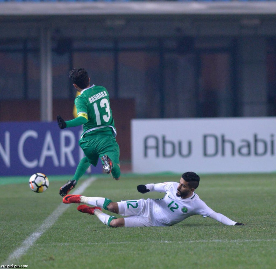 الأخضر الأولمبي يتعادل في ثاني مبارياته في كأس آسيا