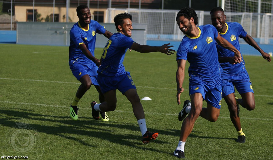 النصر.. الترفيه يطغى على التدريب الأخير