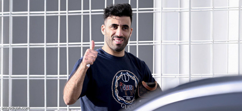 غياب عبد الرزاق حمد الله عن مباراة الشباب أمام الفيحاء بسبب الإصابة