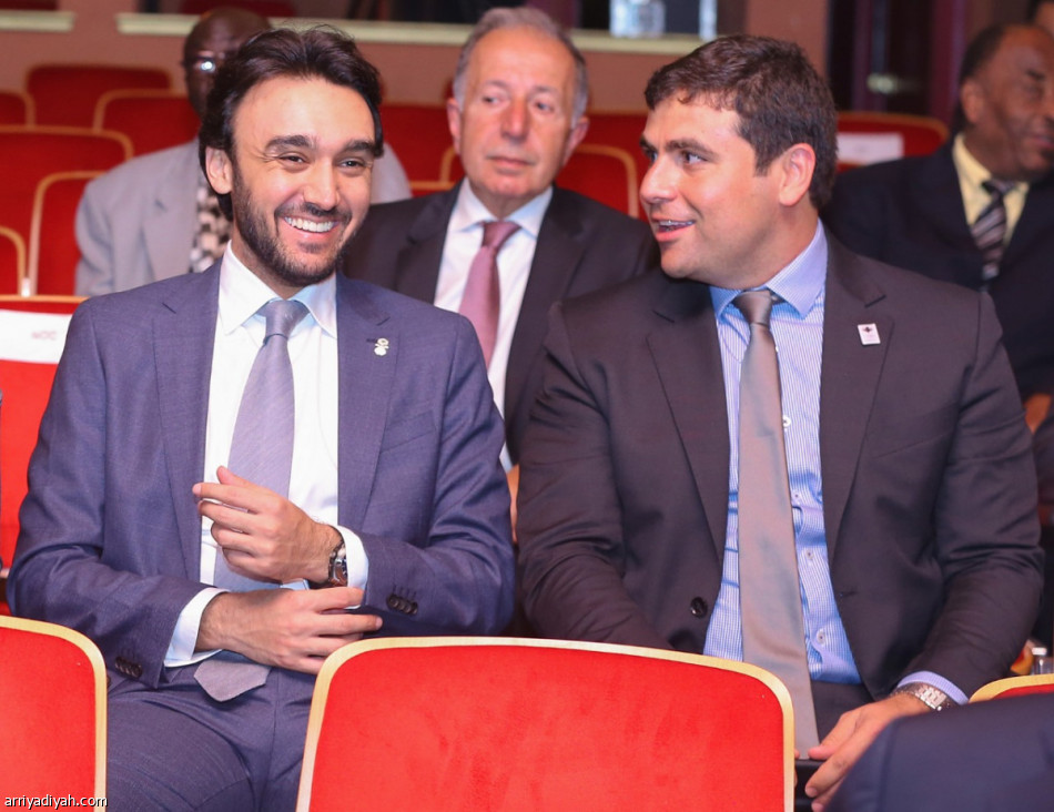 رئيس هيئة الرياضة  يشهد توزيع جوائز الحلقات الذهبية في لوزان