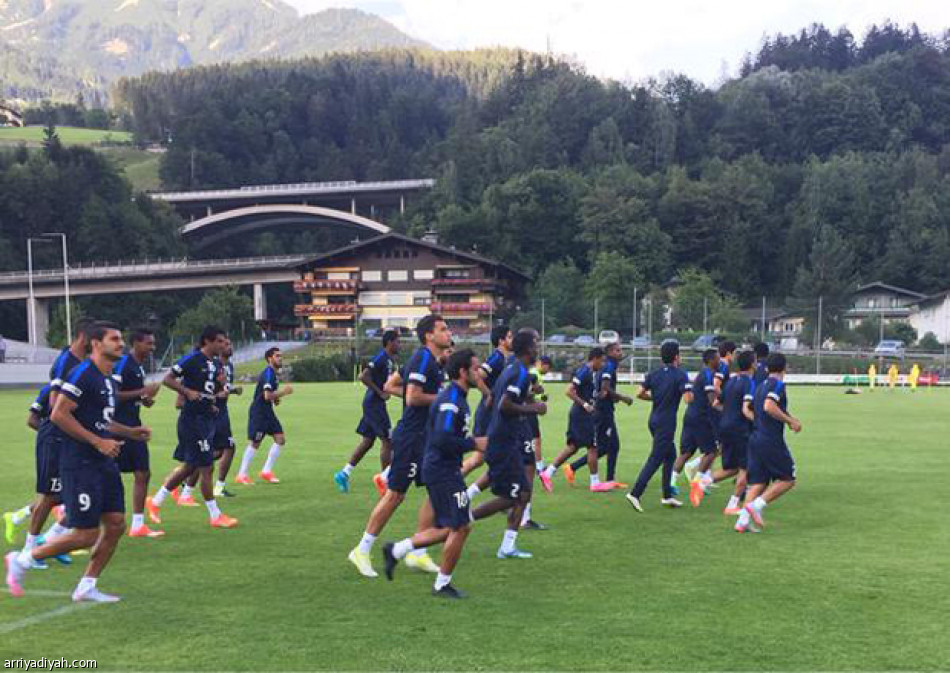 الهلال يواصل تدريباته ... ويغادر الاثنين إلى لندن