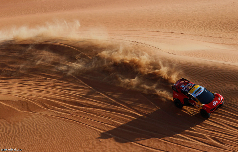 Rallye Dakar.. Loeb est le plus rapide du Quartier Vide.. et Al-Attiyah est sur le point de gagner
