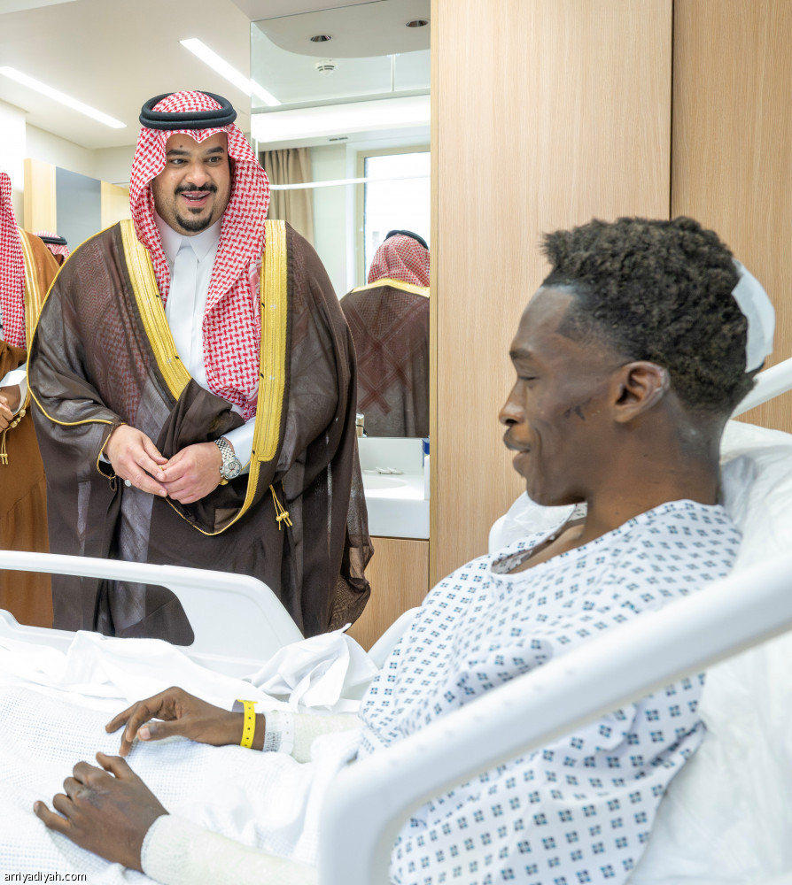 نائب أمير الرياض يطمئن على مصابي عدوان الميليشيا الحوثية الإرهابية