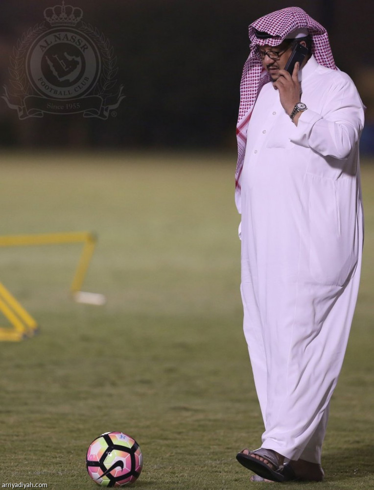 فيصل بن تركي يحث اللاعبين على مضاعفة الجهد
