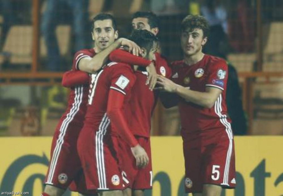 تصفيات مونديال 2018: ارمينيا تقلب تأخرها بهدفين الى فوز ثمين على مونتينيغرو