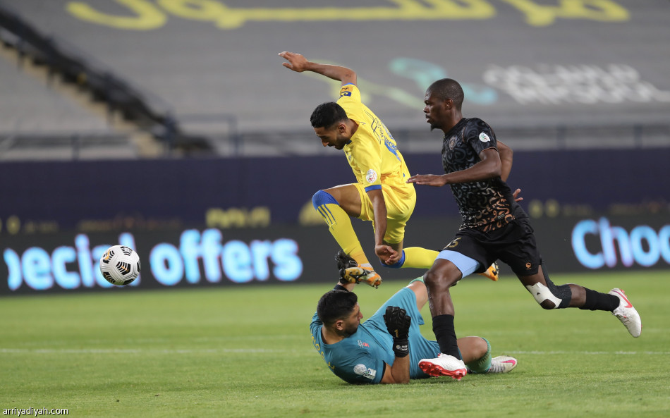 النصر يقسو على الباطن بسباعية