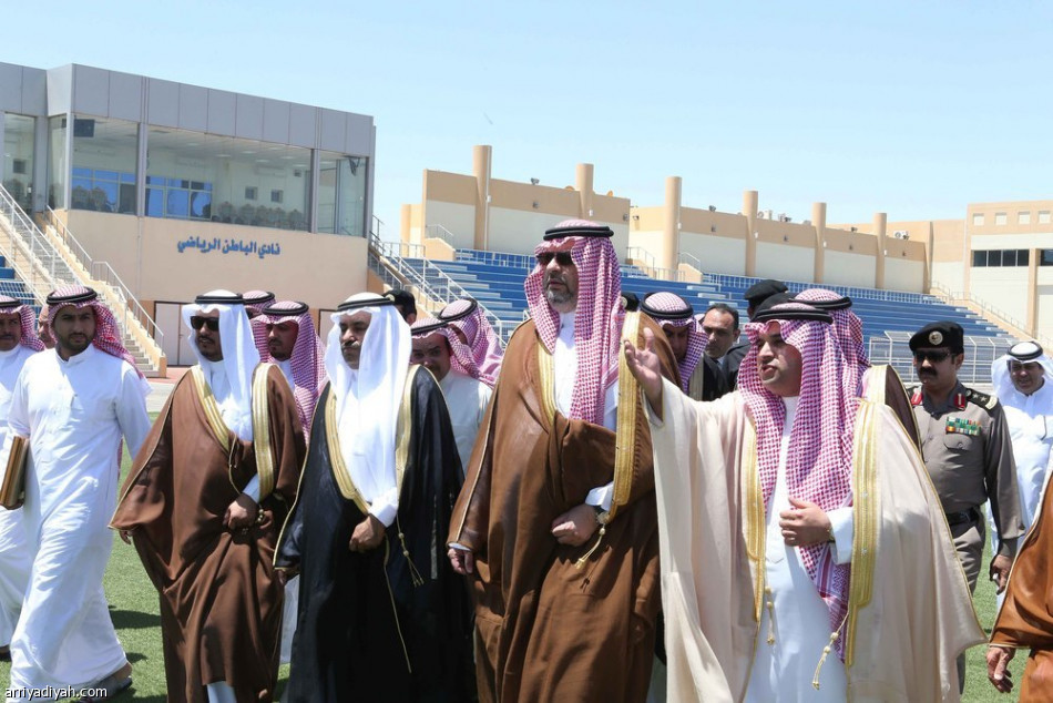 الرئيس العام لرعاية الشباب يفتتح منشأة نادي الباطن بحفر الباطن