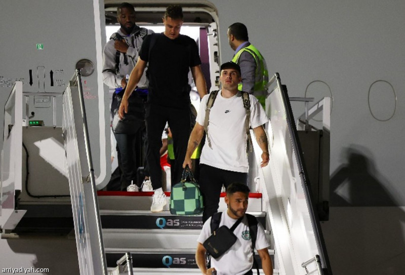 American players…the first to arrive in Doha