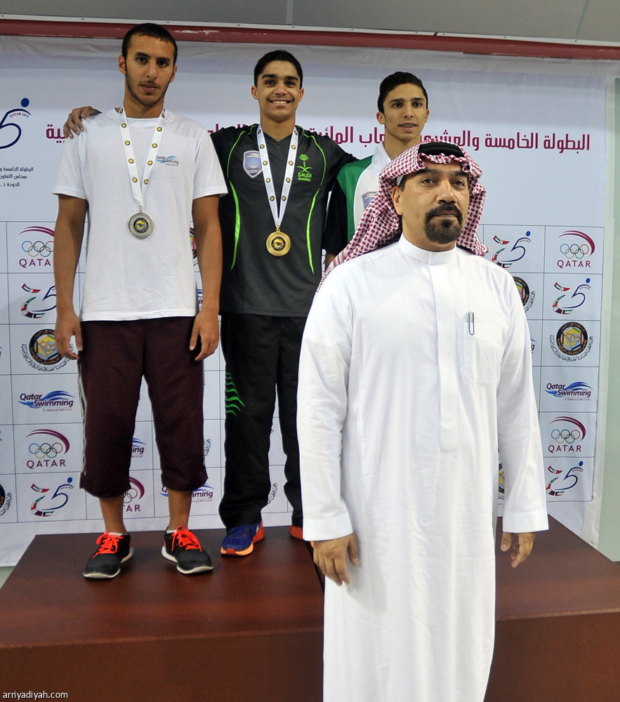 أخضر السباحة يخطف وصافة الخليج بـ34 ميدالية