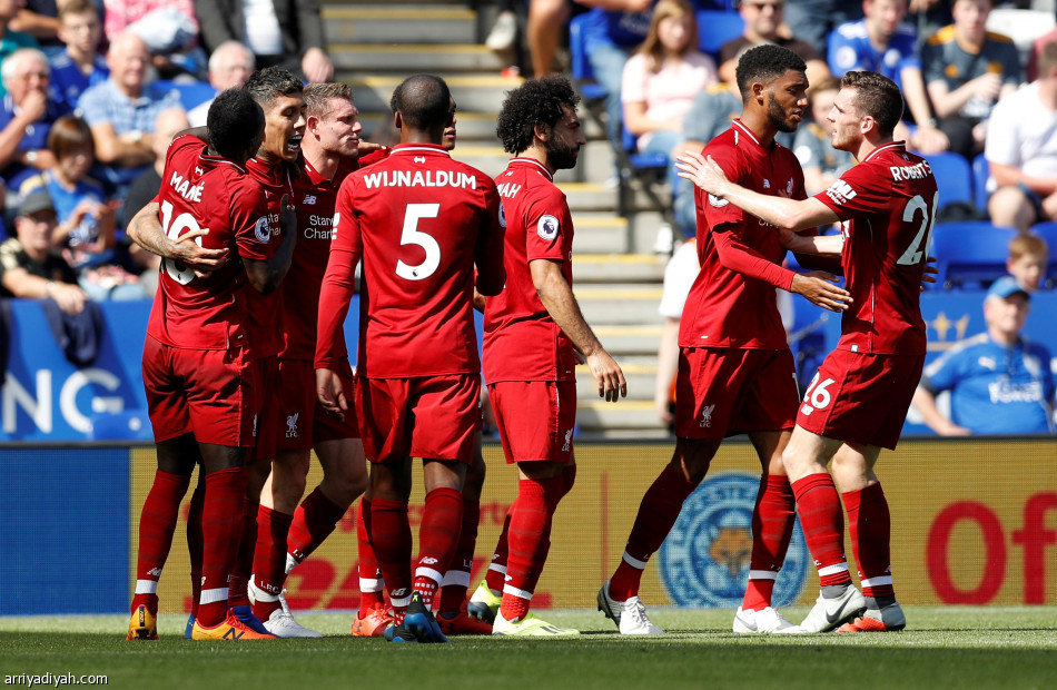 ليفربول يتجاوز ليستر سيتي وينفرد بصدارة الدوري الإنجليزي