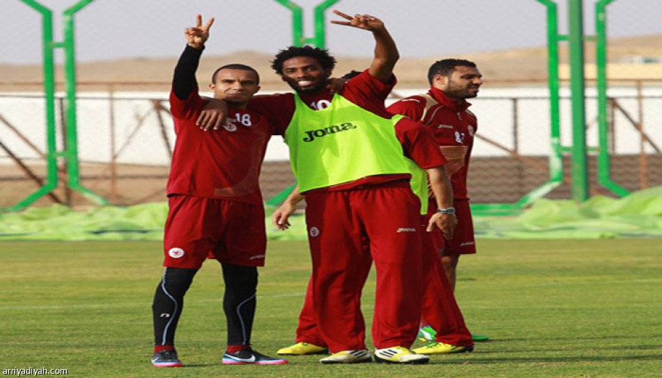 لاعبو الفيصلي في النادي الصحي