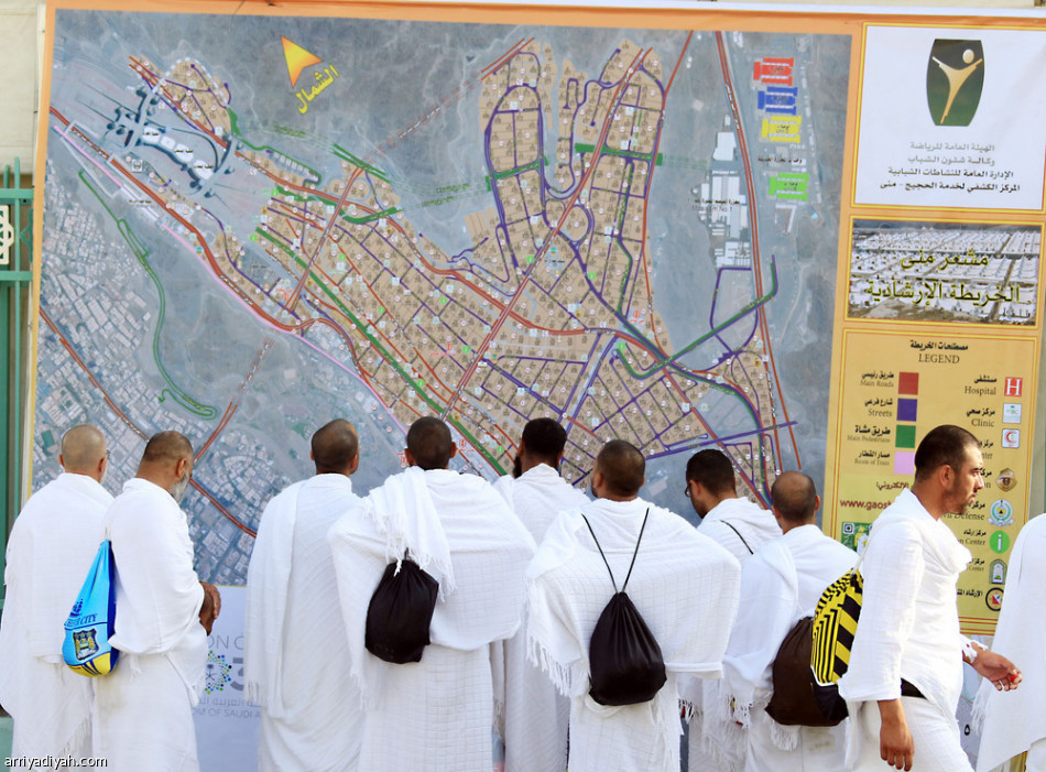 كشافة الهيئة العامة للرياضة يرشدون 2224 حاج