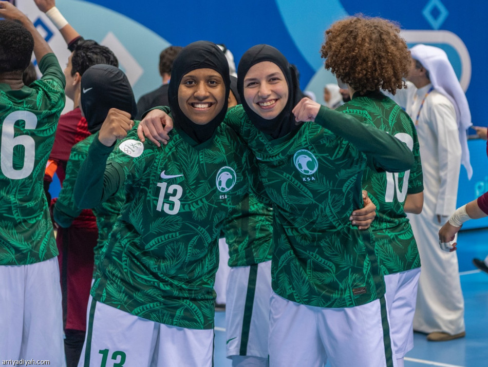 سيدات أخضر الصالات يحصدن  برونزية «الخليجية»