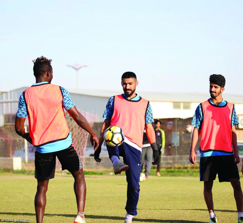 صورة التقطت أمس من تدريبات فريق الجندل (المركز الإعلامي ـ الجندل)