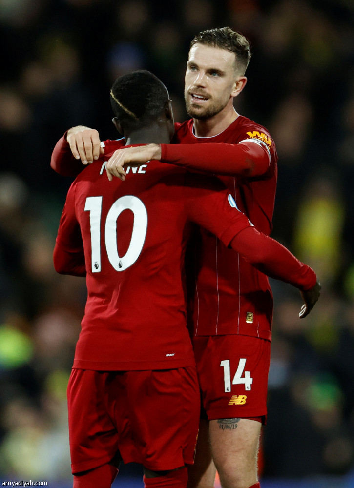 ماني يمنح ليفربول الفوز بصعوبة على نوريتش