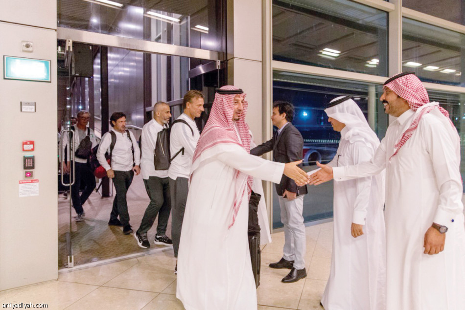 بعثة المنتخب السعودي تصل عمان استعدادًا لمواجهة المنتخب الفلسطيني