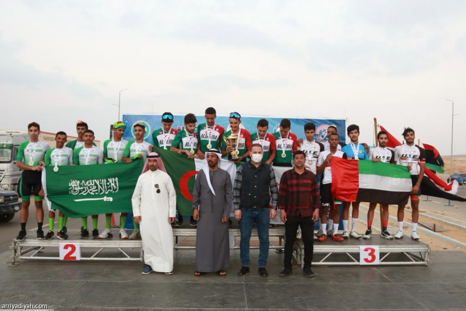 أخضر الدراجات يحصد فضية العرب