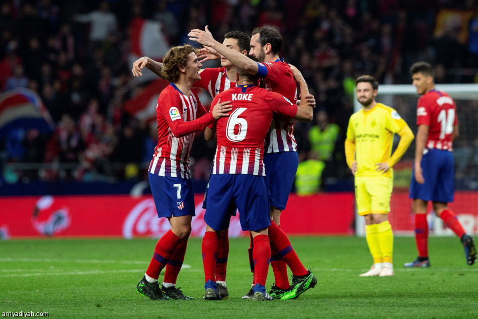 أتلتيكو يفوز بصعوبة على جيرونا في الدوري الإسباني
