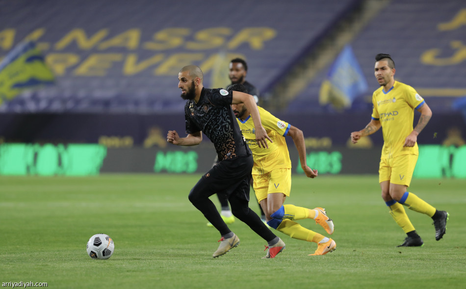 النصر يقسو على الباطن بسباعية