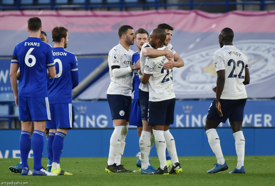 السيتي على أعتاب حسم الدوري الإنجليزي